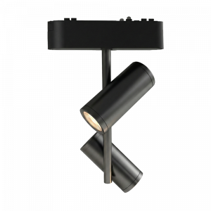 SPOT RIEL MAG. ORIENTABLE RS-38 Ø42 X 243MM 2x8W 3000K 36° NEGRO